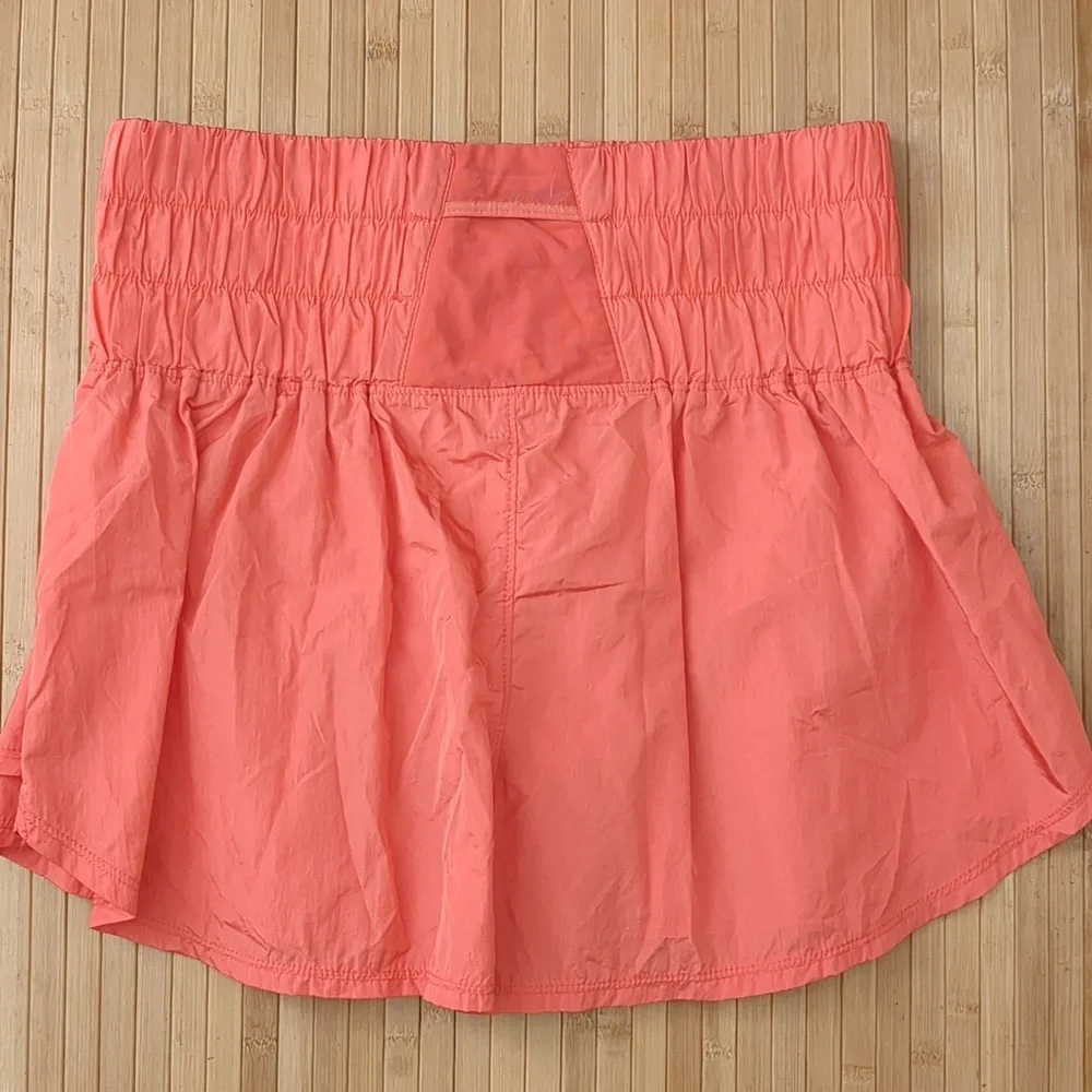 Free People FP Movement Women's Coral Orange Skort Shorts, Size Large
